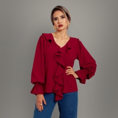BLUSA CRISTINA BORGOÑA