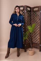 VESTIDO ARIANA AZUL OSCURO