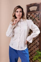 BLUSA ANTONELLA BEIGE