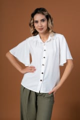 BLUSA MAGNOLIA HUESO