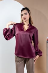 BLUSA MIRANDA BORGOÑA