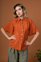 BLUSA MAGNOLIA TERRACOTA