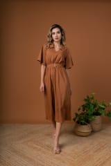 VESTIDO LISETTE BRONCE
