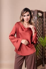 BLUSA MARTINA TERRACOTA