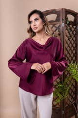 BLUSA MARTINA BORGOÑA