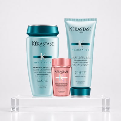 Kerastase Resistance Pack Reparación Shampoo 250 ml + Acondicionador 200 ml + Travel