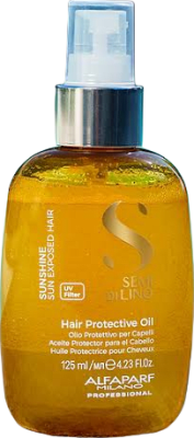 Alfaparf Milano Semi Di Lino Sunshine Hair Protective Oil Protección UV Cabello Expuesto al Sol 125 ml