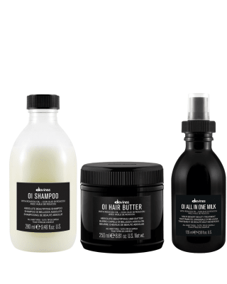 Davines OI Pack Shampoo 280 ml + Mascarilla Hair Butter 250 ml + All In One Milk 135 ml