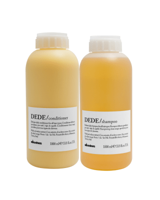Davines DEDE Pack Shampoo 1000 ml + Acondicionador 1000 ml Cabello Delicado