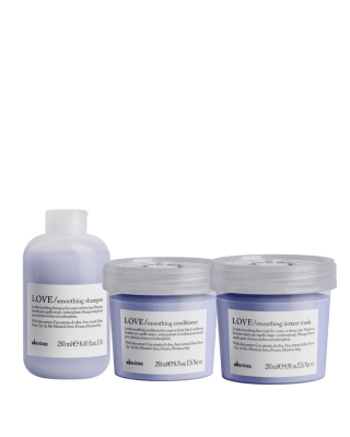 Davines Love Smoothing Pack Shampoo 250 ml + Acondicionador 250 ml + Mascarilla 250 ml Control Frizz
