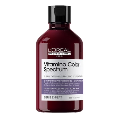 Loreal Vitamino Color Spectrum Shampoo Matizador para el cuidado del cabello rubio 300ml