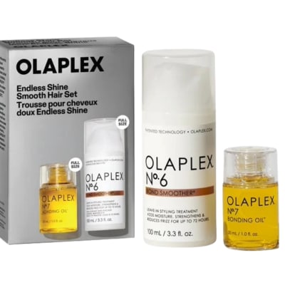 OLAPLEX Pack Nº6 Bond Smoother + Nº7 Bonding Oil – Antifrizz, Brillo y Reparación