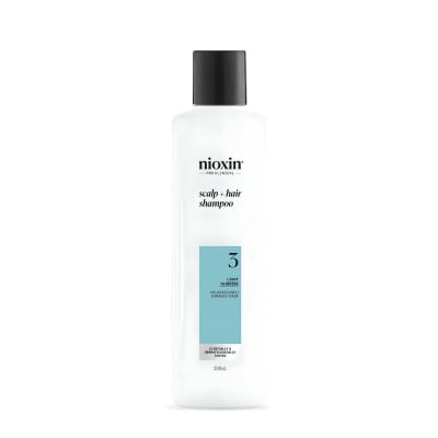 NIOXIN Sistema 3 Shampoo 300 ml – Cabello con Coloración y Adelgazamiento Leve