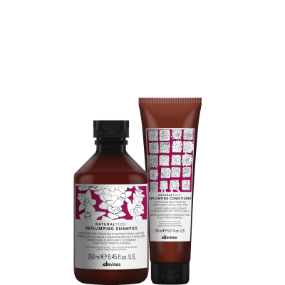 Davines Replumping Dúo Shampoo + Acondicionador Cabello Fino