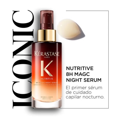 KERASTASE Serum 8H Magic NIGHT REPAIR Nutrición Nocturna para cabello seco 90ML