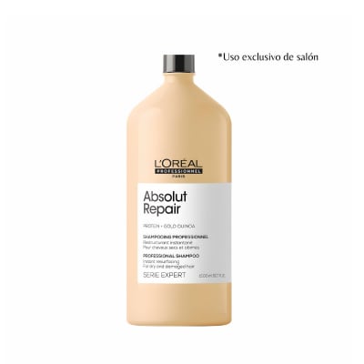 LOREAL PROFESSIONNEL Absolut Repair Shampoo Reparación – Cabello Dañado 1500 ml