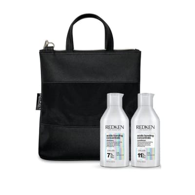 Pack Duo Redken Acidic Bonding Concentrate – Shampoo 300 ml + Acondicionador 300 ml + Neceser de Regalo