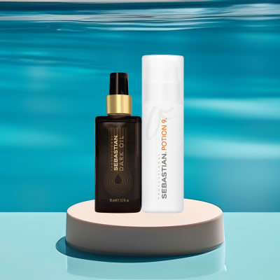 SEBASTIAN DUO POTION 9 150ML + SERUM DARK OIL 100ML