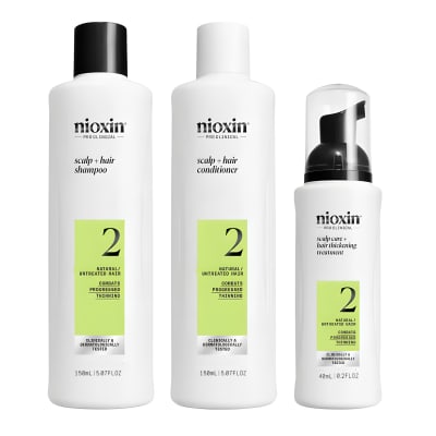 Nioxin Sistema 2 Kit Anticaída Cabello Natural con Adelgazamiento Avanzado