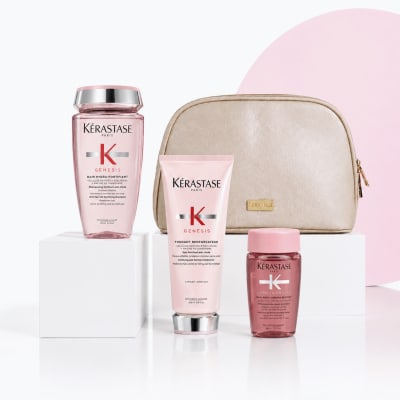 Kerastase Genesis pack anticaída shampoo 250 ml + acondicionador 200 ml + mini talla