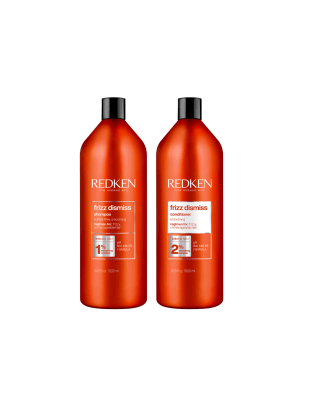 Redken Frizz Dismiss Pack 1 Litro Shampoo + Acondicionador Control Frizz