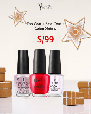 Top coat + Base coat + Cajun Shrimp