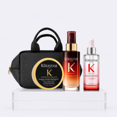 Kerastase Duo Magic 8H Magic Night Serum 90ml + Genesis Serum 90ml + Travel + Bolso