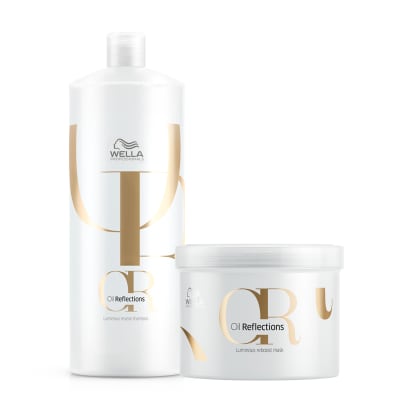 Wella Professionals Oil Reflections Pack Shampoo 1000 ml + Mascarilla 500 ml