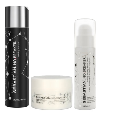 Sebastian Professional No Breaker Pack Shampoo + Mascarilla + Leave-In Reconstructor