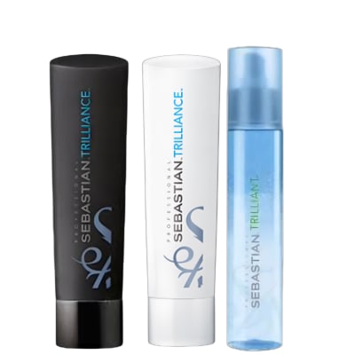 Sebastian Professional Trilliance Pack Shampoo 250 ml + Acondicionador 250 ml + Trilliant 150 ml