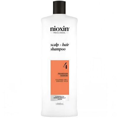 NIOXIN Sistema 4 Shampoo 1000 ml – Cabello con Coloración y Adelgazamiento Avanzado