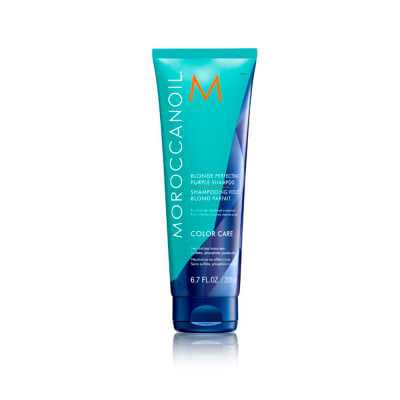 Moroccanoil Champú Violeta Perfect Blonde Shampoo Neutralizador Cabello Rubio o Gris