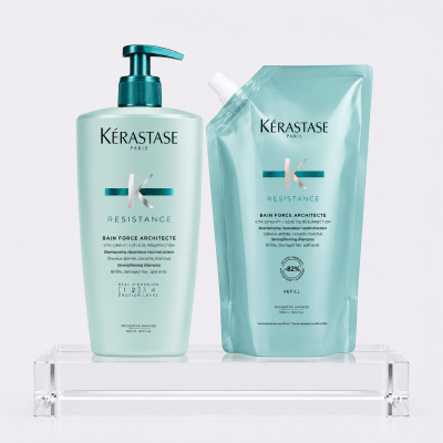 Kérastase Resistance Pack Shampoo Reparador 500ml + Refill 500ml
