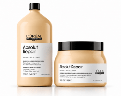 Loreal Professionnel Absolut Repair pack reparación intensa shampoo 1500 ml + mascarilla 500 ml