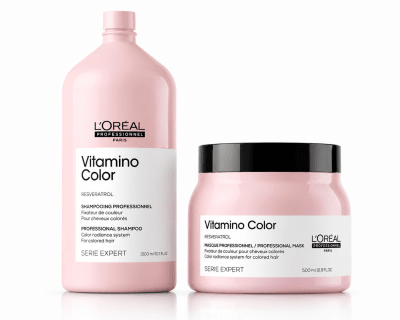 Loreal Professionnel Vitamino Color pack mantenimiento de color shampoo 1500 ml + mascarilla 500 ml
