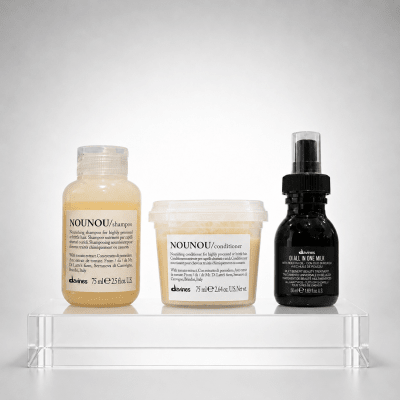 Davines NouNou Pack Shampoo 75 ml + Conditioner 75 ml + OI All In One Milk 50 ml Travel