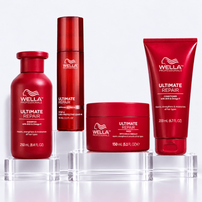 Wella Ultimate Repair Pack Shampoo 250 ml + Mask 150 ml + Conditioner 200 ml + Leave-In 95 ml