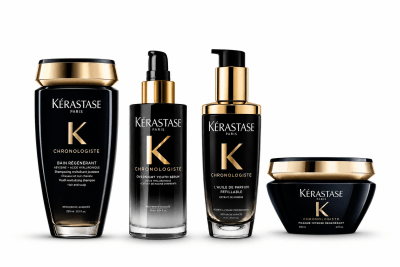 Kerastase Chronologiste  pack Shampoo 250 ml + Mascarilla 200 ml + Overnight Youth Serum 90 ml + Huile de Parfum 75 ml