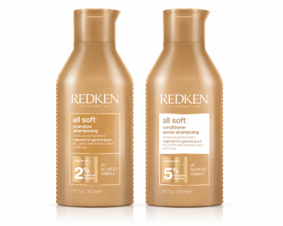 Pack Redken All Soft shampoo 300 ml + conditioner 300 ml
