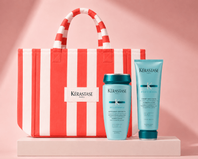 Kerastase Resistance Force Architecte pack shampoo 250 ml + conditioner 200 ml + bolso