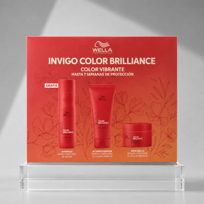 Wella Professionals Invigo Color Brilliance Pack Shampoo + Acondicionador + Mascarilla Cabello Teñido