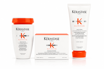 KERASTASE Nutritive pack nutrición profunda cabello seco shampoo 250 ml + mascarilla 200 ml + acondi