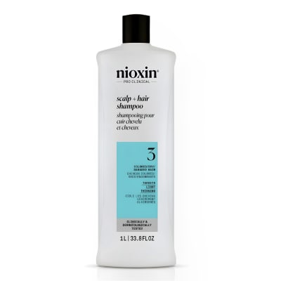 Nioxin Sistema 3 Shampoo Cabello Fino Teñido con Adelgazamiento Leve 1000 ml