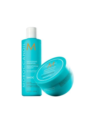 PACK  MOROCCANOIL SMOOTH Para cabellos con FRIZZ champu smooth 250ml+ Mascarilla Smooth 250ml