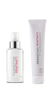 Sebastian Professional Penetraitt Dúo Mascarilla 150 ml + Overnight Serum 95 ml Reparador