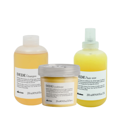 Davines DEDE Pack Shampoo 250 ml + Acondicionador 200 ml + Hair Mist 250 ml Cabello Delicado