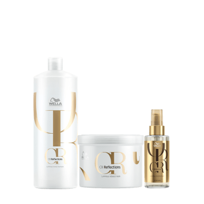 Wella Professionals Oil Reflections Pack Completo XL Shampoo + Mascarilla + Aceite