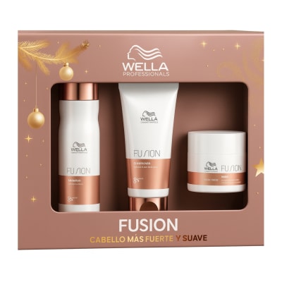 Pack Wella Fusion Edición Navidad – Shampoo 250 ml + Acondicionador 200 ml + Mask 150 ml