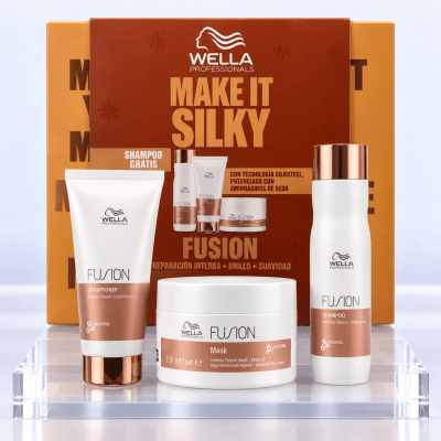 Wella Professionals Fusion Reparación Pack Shampoo 250 ml + Conditioner 200 ml + Mask 150 ml