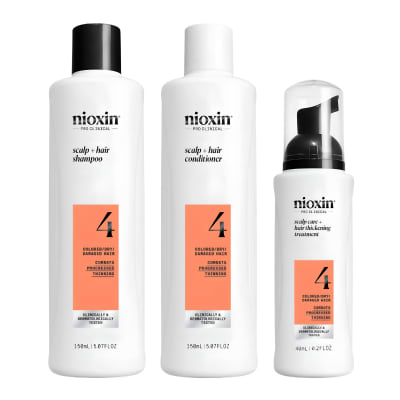 Nioxin Sistema 4 Kit Anticaída Cabello Teñido con Adelgazamiento Avanzado